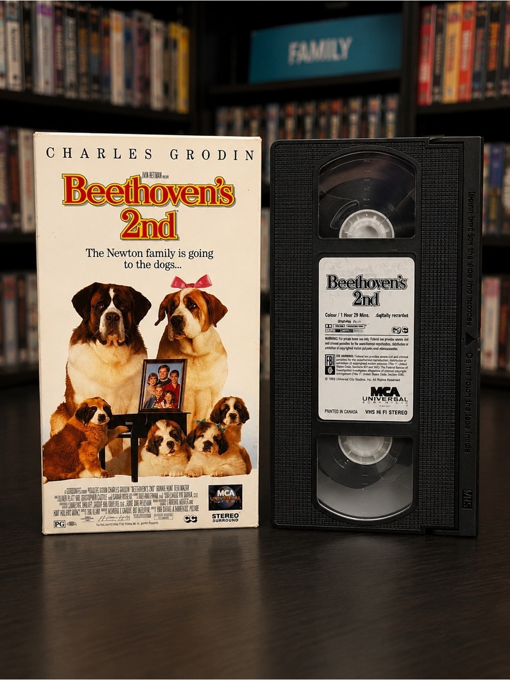 Beethoven’s 2nd VHS Movie Charles Grodin Family Comedy Tested